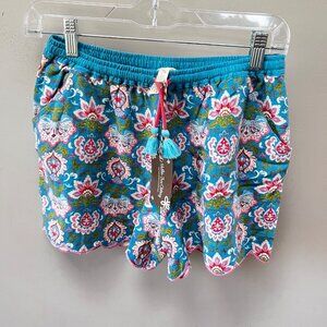 Matilda Jane Girls Floral Scalloped Hem Shorts Size 14